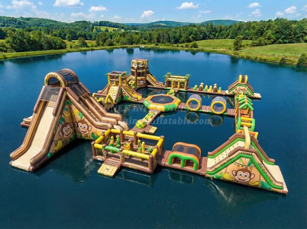 S803 Monkey Theme Inflatable Water Park