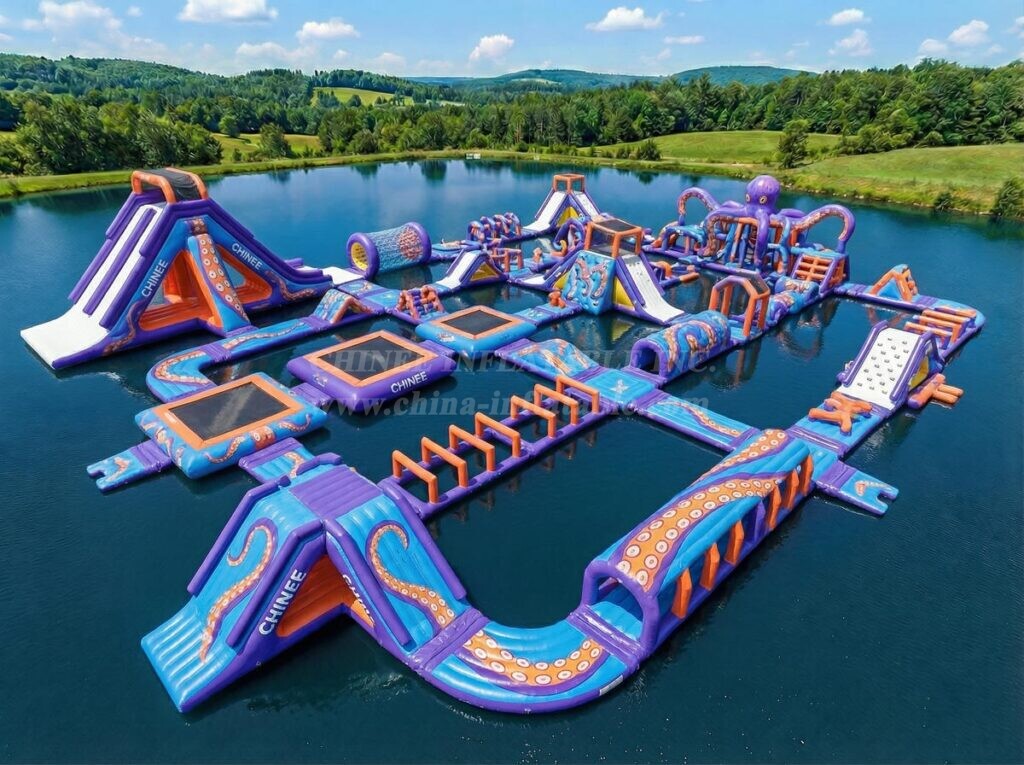S807 Octopus Theme Inflatable Water Park