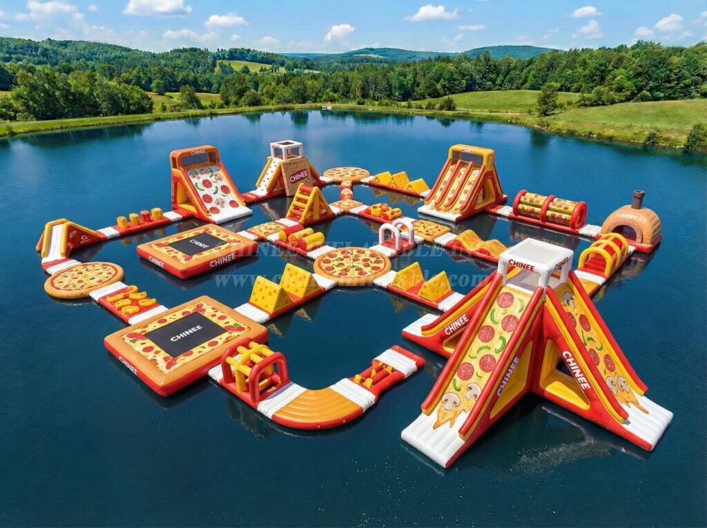 S815 Pizza Theme Inflatable Water Park