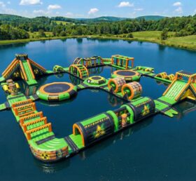 S829 Toxic Theme Inflatable Water Park