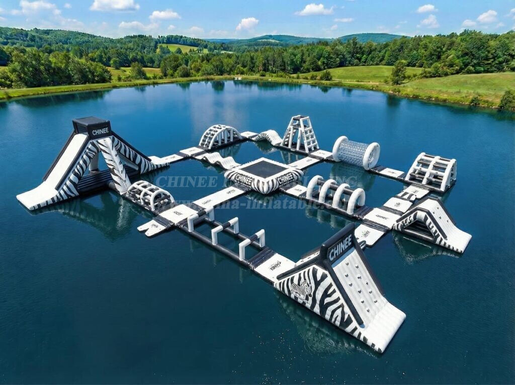 S838 Zebra Theme Inflatable Water Park