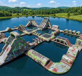 S839 Zombie Theme Inflatable Water Park