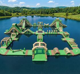 S847 Crocodile Theme Inflatable Water Park