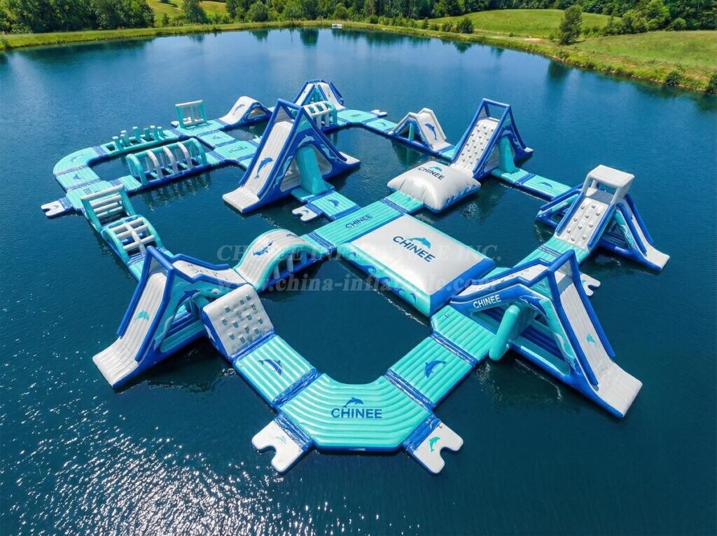 S850 Dolphin Theme Inflatable Water Park