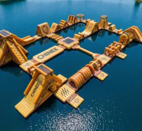 S859 Lion Theme Inflatable Water Park