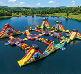 S881 Angry Birds Theme Inflatable Water Park