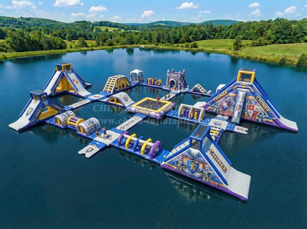 S912 Nella Knight Theme Inflatable Water Park