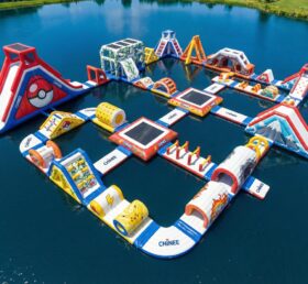 S919 Pokemon Theme Inflatable Water Park