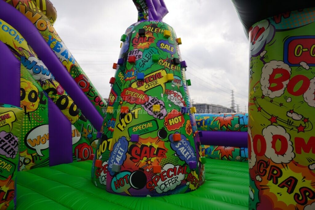 T6-848C Comic Theme Inflatable Park