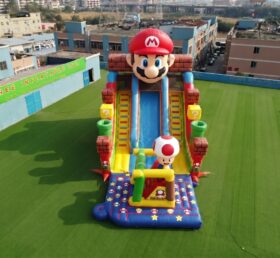 GS2-012B Super Mario Themed Giant Inflatable Dry Slide