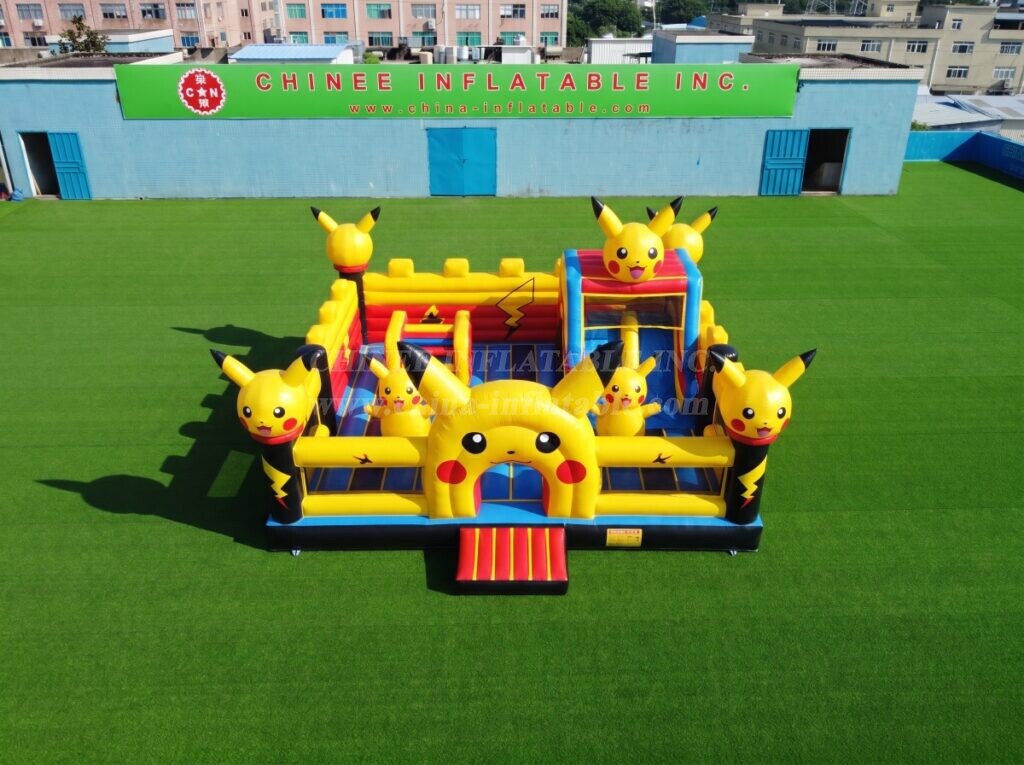 T2-8942 Pokémon Pikachu Inflatable Bounce Castle Combo