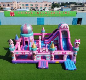 T2-8969 L.O.L. Surprise Inflatable Combo Castle with Slide