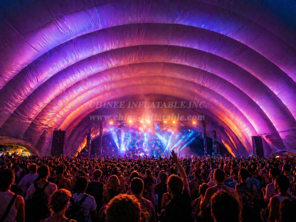 Tent3-111 Large Inflatable Concert Air Dome Stage Tent